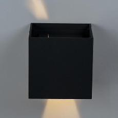 Уличный настенный светодиодный светильник Italline IT01-A310 black