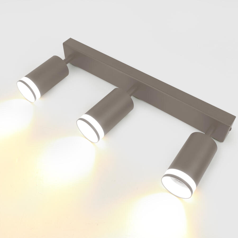 Спот на основании GWL-3GU10-M-IP20 Тройной Графит С боковым рассеивателем Башня 2953₽