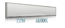 Светодиодная панель 1200x150, 220 Вольт, 22 Ватта, IP44, Серебристый, 28326