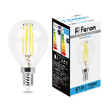 Лампа светодиодная Feron LB-515 Шарик E14 15W 6400K