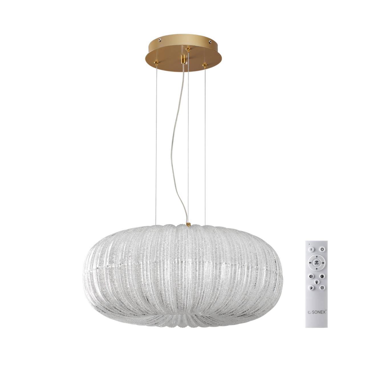 772048L PIKO LED SN 42 Светильник металлстеклопрозрачныйзолотой LED 48Вт 3000-6500K D500 IP20 пульт ДУ ANGELO 25700₽