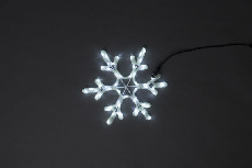 LED-XM(FR)-2D-CK005-18"-W-F(W) Мотив Снежинка белый