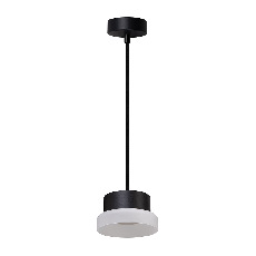 Светильник потолочный Feron Barrel HL4608 OPAL levitation 12W, 230V, GX53, черный, на подвесе 1,7 м
