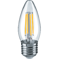Светодиодная лампа NLL-F-C35-4-230-4K-E27