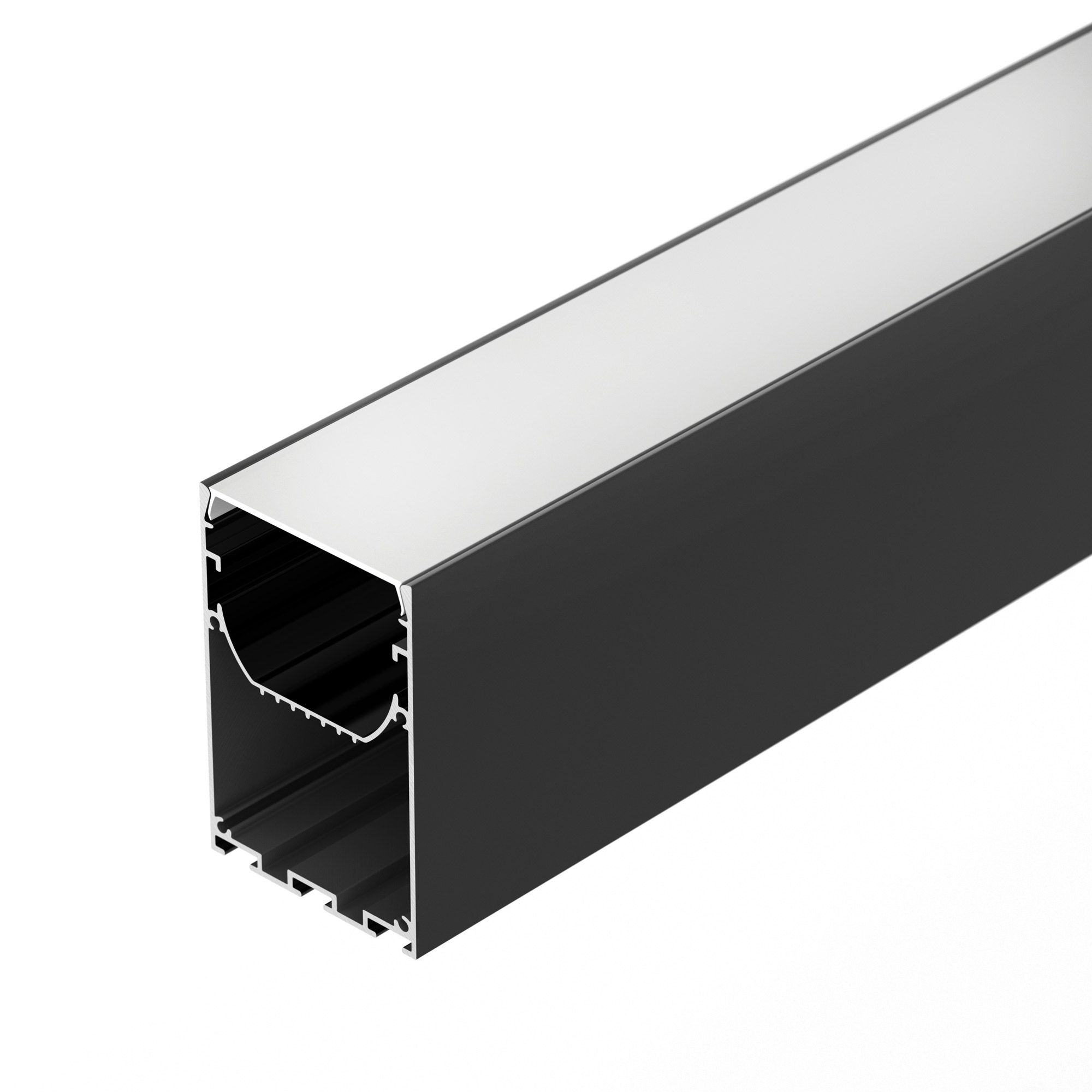 Профиль LINE-S-5075-2500 BLACK (Arlight, Алюминий) 1m pcs 4pcs lot factory wholesale kick foot line aluminum skirting toe led aluminum profiles