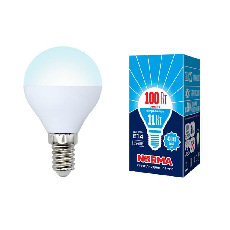 Лампа светодиодная E14 11W 4000K матовая LED-G45-11W/NW/E14/FR/NR UL-00003831