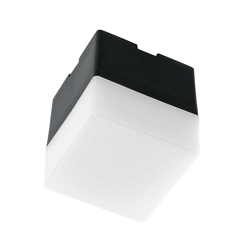 Светодиодный светильник 3W 300Lm 6500K, пластик, черный 50*50*55мм AL4021 подпятник прямоугольный 18х35 см пластик сосна 8 шт