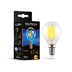 Светодиодная лампа Crystal Globe 6W 2700K E14 340°