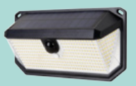 Светодиодный настенный светильник с солн.батареей GWSL-B1-15BT-1800MA-8H-IP65