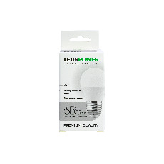 Светодиодная лампа LEDS POWER G45 E27 6Вт 4000К 006765