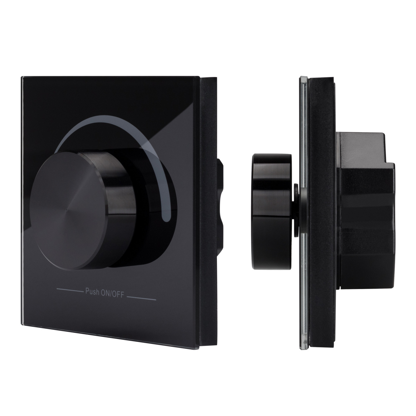 Панель Rotary SR-2836R-RF-IN Black (3V, DIM) (Arlight, IP20 Пластик, 3 года) тв приставка мегафон m8s pro aosp пульт черная