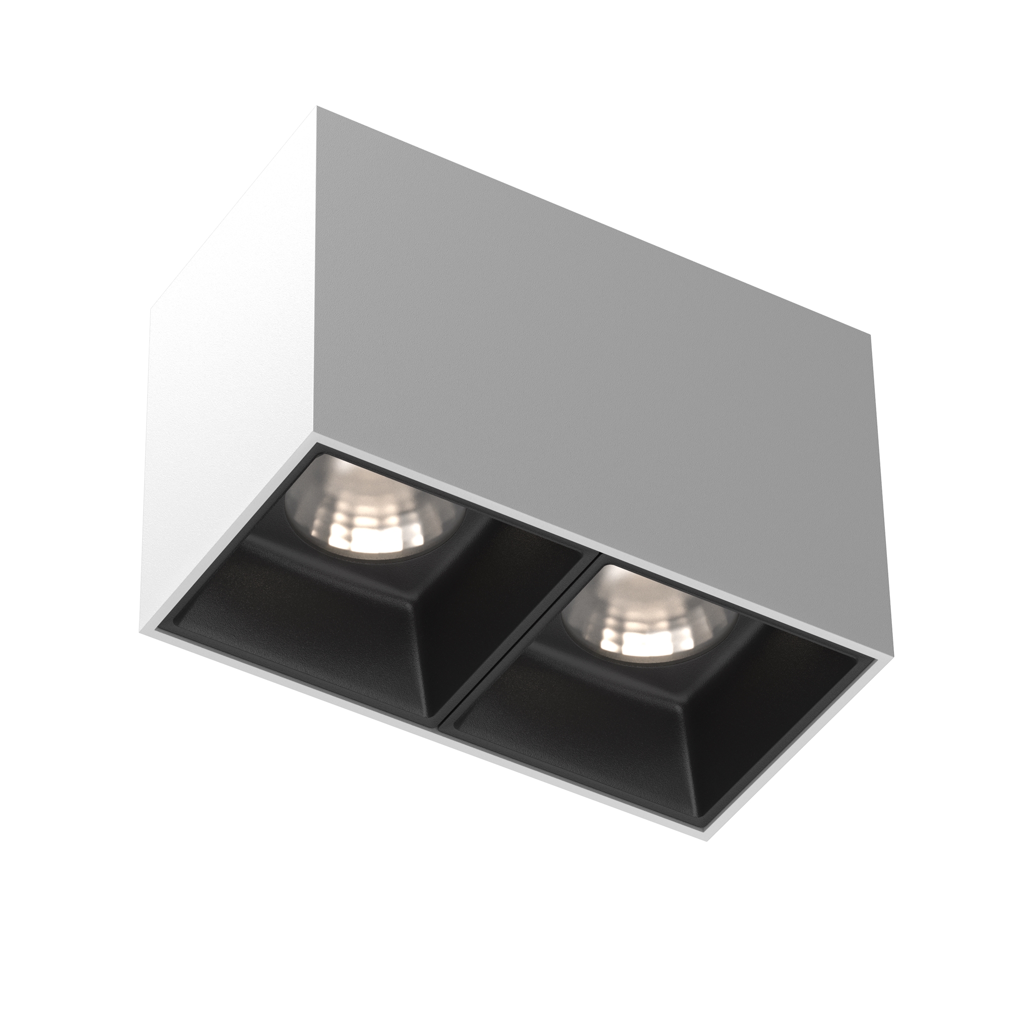 Потолочный светильник Alfa LED 4000K 2x12W 45°, C065CL-02-L12W4K-W зажим для штор на металлический потолочный карниз atlant металл серебро 10 шт