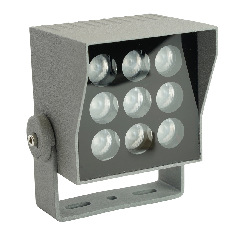 Светодиодный светильник ландшафтно-архитектурный Feron LL-896 AC220-240 9W 2700K IP66 квадрат