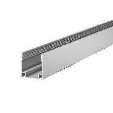 Алюминиевый профиль для гибкого неона 17x8мм 1м, 20055