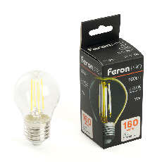 Лампа светодиодная Feron.PRO LB-1706 Шарик E27 960LM 6W 175-265V 2700K