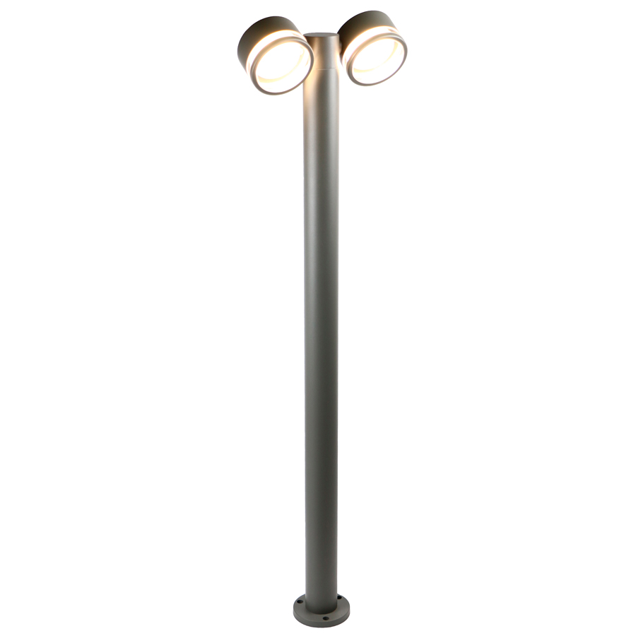 Садово-парковый светильник General GPF-2GX53-M-IP65 Графит Высокий с боковым рассеивателем Иллюмакс 6830₽