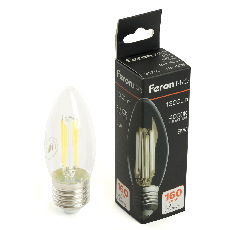 Лампа светодиодная Feron.PRO LB-1208 Свеча E27 1300LM 8W 175-265V 4000K