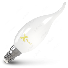 Светодиодная лампа филамент E14 FLM CA35 4W 220V, 48854