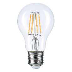 Лампа светодиодная филаментная Thomson E27 7W 4500K груша прозрачная TH-B2060