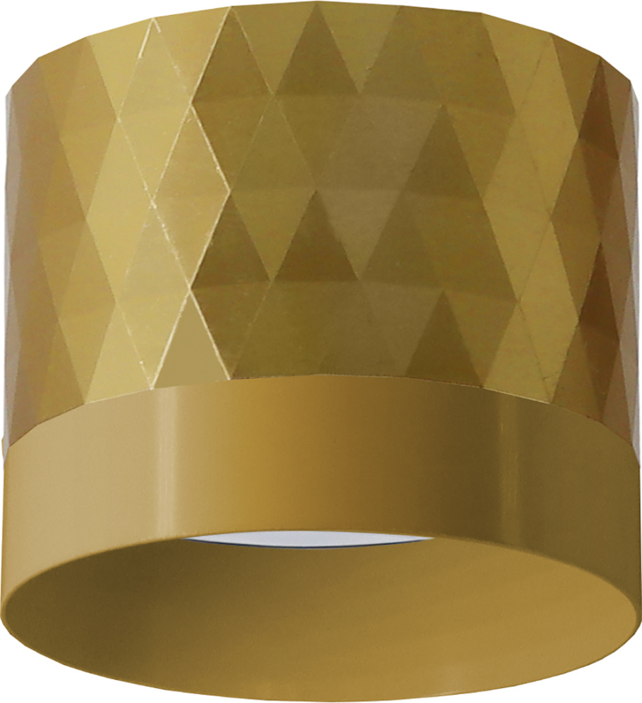 Светильник потолочный Feron HL388 Barrel PRISM GX53 12W 230V, золото потолочный карниз трёхрядный эконом прованс 380 см золото с белым