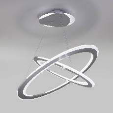 Подвесной светодиодный светильник Eurosvet Virtus 90231/2 серебро