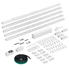 Карниз для штор с электроприводом CNK-M1-TY-RF-5M (Arlight, IP20 Металл, 5 лет) 048758