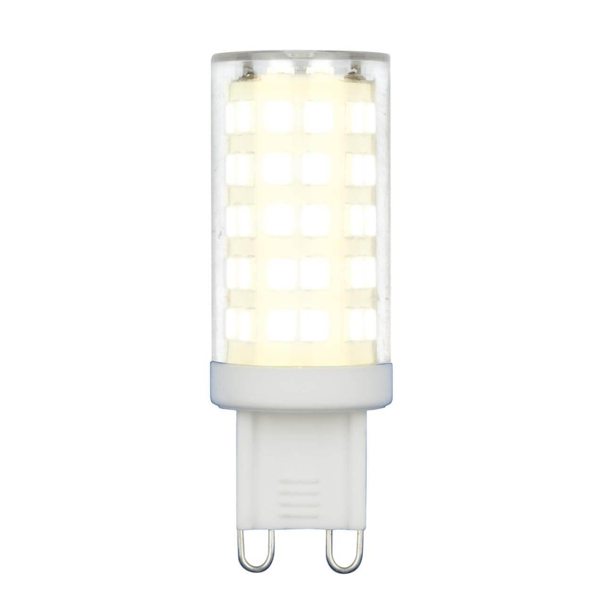 Лампа светодиодная Uniel G9 9W 4000K прозрачная LED-JCD-9W/4000K/G9/CL GLZ09TR UL-00006489