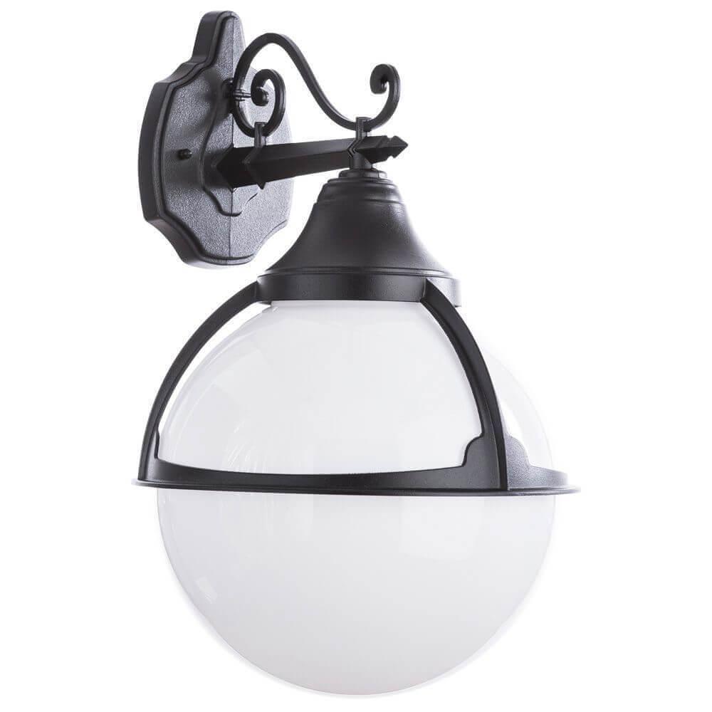 Уличный светильник Arte Lamp MONACO A1492AL-1BK движок пластиковый fnland для уборки снега чёрный ковш 700 × 540 мм металлическая планка и ручка