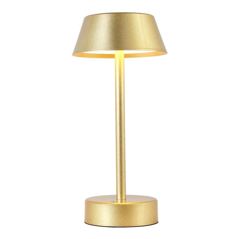 Настольная лампа Crystal Lux Santa LG1 Gold настольная лампа crystal lux armando lg1 chrome