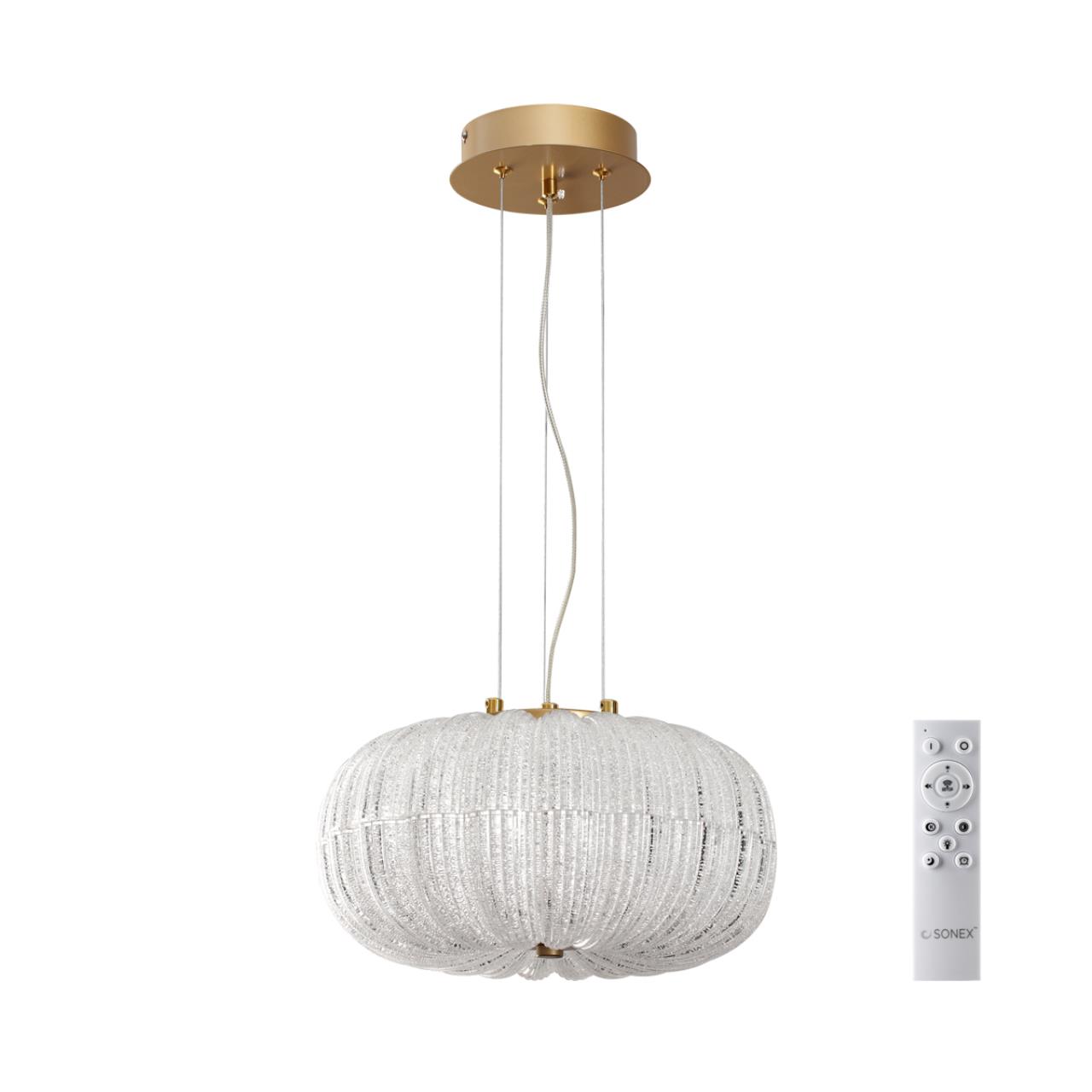 772024L PIKO LED SN 42 Светильник металлстеклопрозрачныйзолотой LED 24Вт 3000-6500K D300 IP20 пульт ДУ ANGELO 12990₽