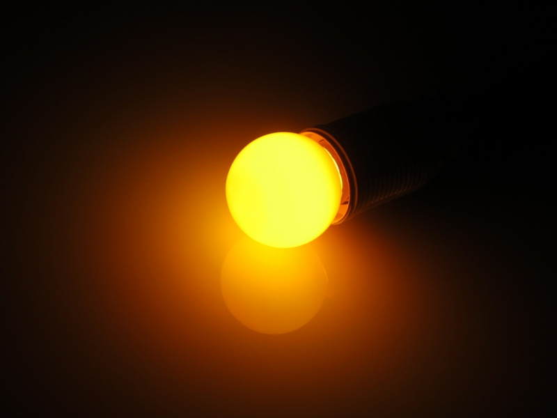 Купить Лампа для белт-лайт LED G45 220V-240V Orange, оранжевый, 01070, Flesi