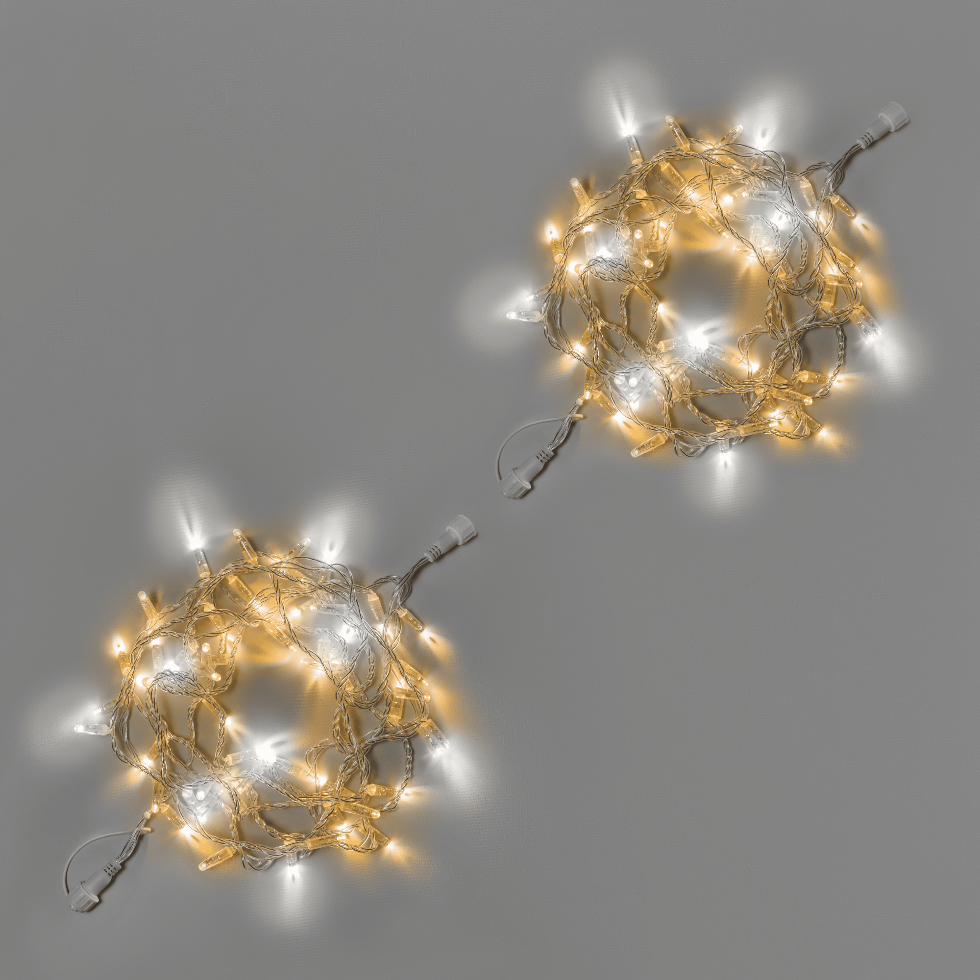 Светодиодная гирлянда INOXHUB Нить 10м 100 LED соединяемая с мерцанием 220В IP65 прозрачный провод ТЁПЛАЯ БЕЛАЯ 2840₽