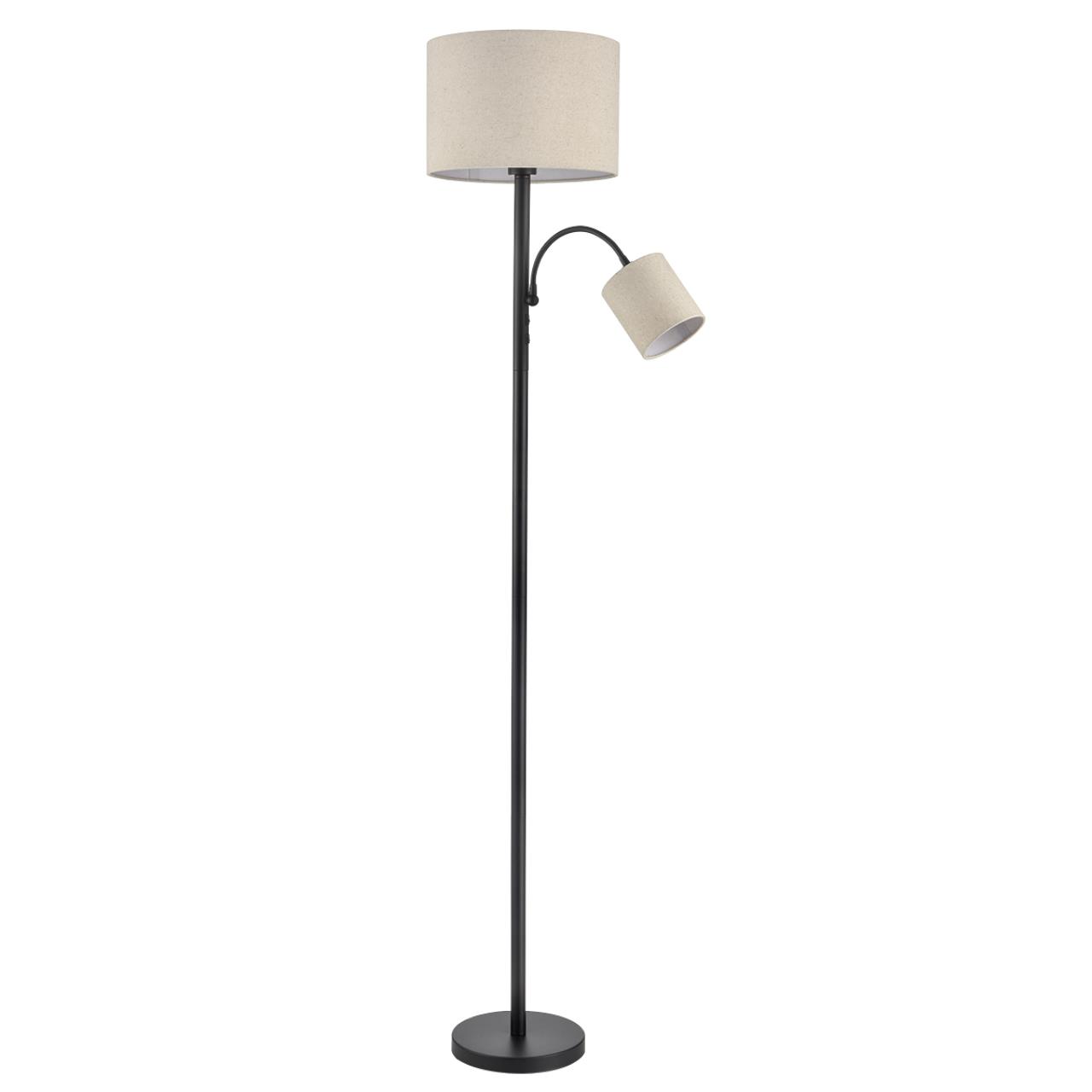 80422F MODERNI LN25 черныйбежевый металлтекстиль Торшер Е27 160W Е14 140W 220V KAYA 14690₽