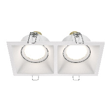 Встраиваемый светильник Dot GU10 2x50Вт DL029-2-02W