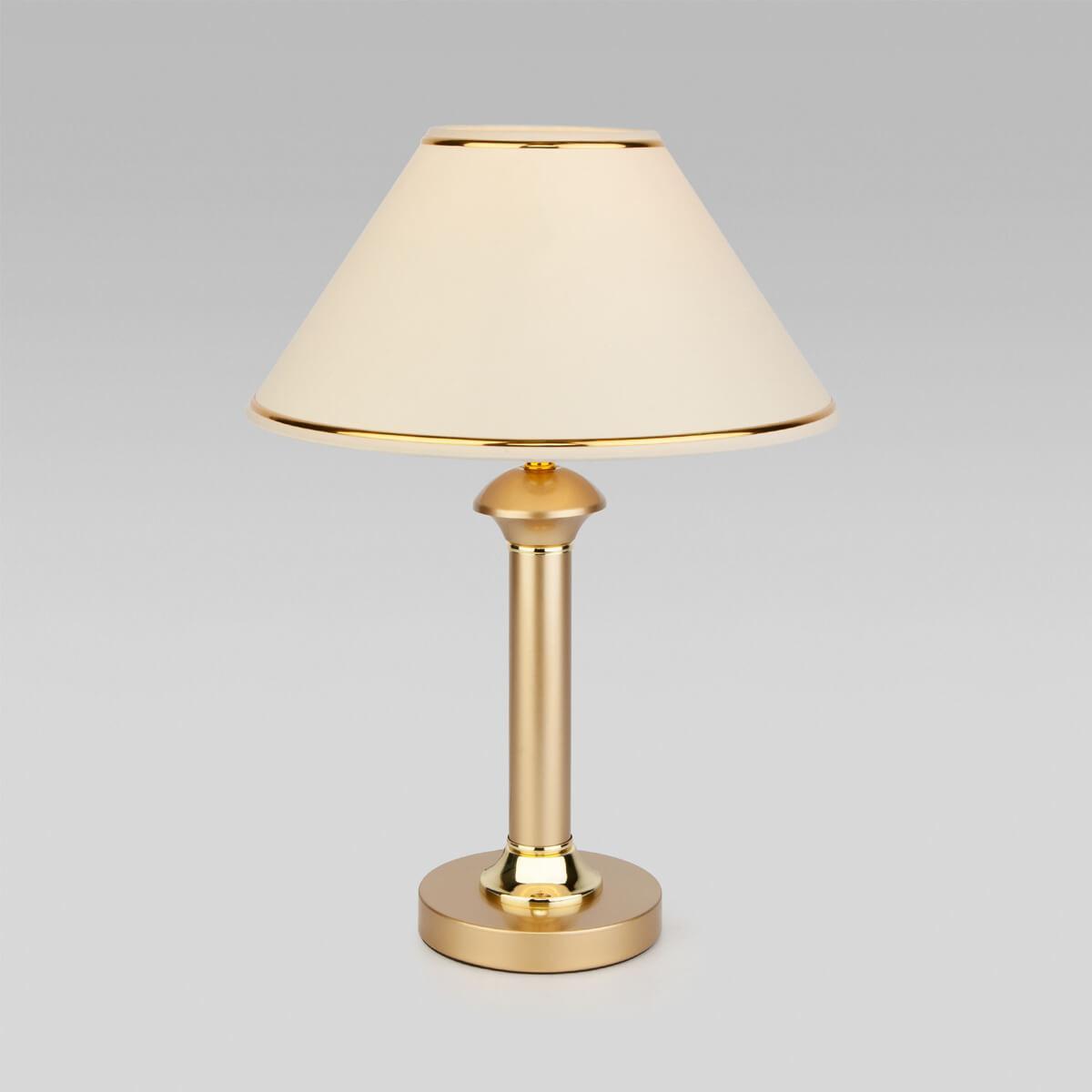 Настольная лампа Eurosvet Lorenzo 60019/1 перламутровое золото настольная лампа джоел е27 40вт черно золотой 15х15х63 см