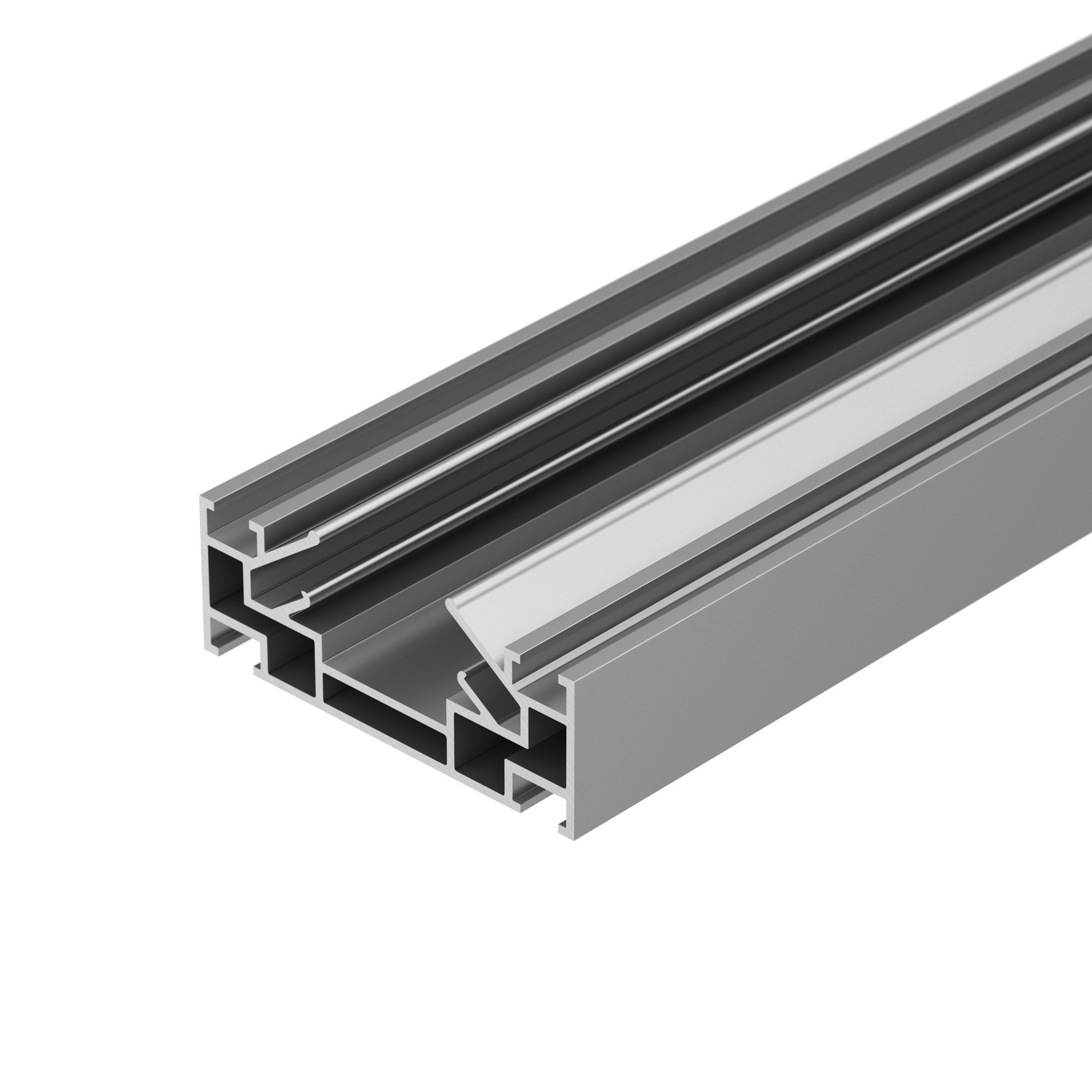 Профиль STRETCH-25-CEIL-CENTER-2000 (Arlight, Алюминий) алюминиевый профиль ниши скрытого монтажа для гкл потолка alm 11681 pl b 2m