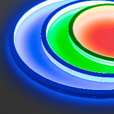 Лента герметичная WAVE-TOP-PU-H120-10x10mm 24V RGB (10 W/m, IP68, 3m, wire x1) (Arlight, Вывод боковой, 3 года)