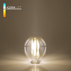 Лампа светодиодная филаментная Elektrostandard E27 6W 4200K прозрачная 4690389173295