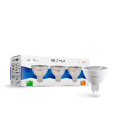 Лампа светодиодная Voltega GU5.3 7W 2800К прозрачная 7178