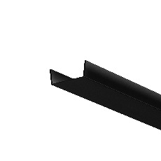 Рассеиватель для профиля 15×06 (Чёрный, 2 м), ALM-001-B-DF-2M 642021
