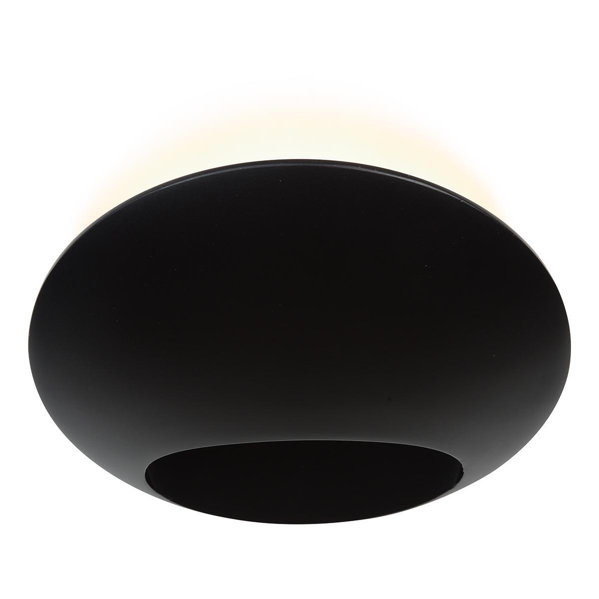 Настенный светодиодный светильник iLedex Light Flux ZD8152-6W BK светильник накладной с акрилом ambrella light xs1102041 mr16 gu5 3 led 3w 4200k чёрный песок белый матовый