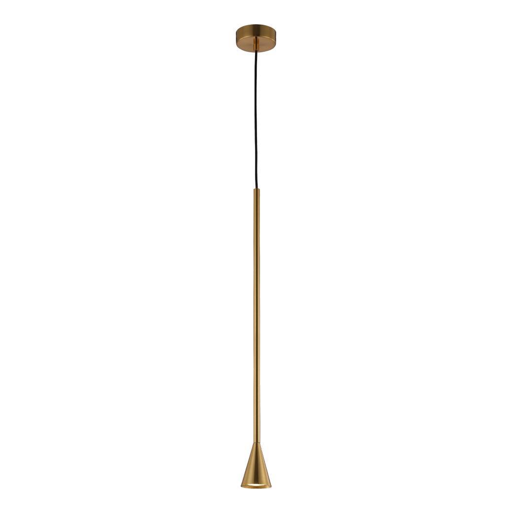 Подвесной светильник Crystal Lux Enero SP1 Brass flynn tall brass люстра