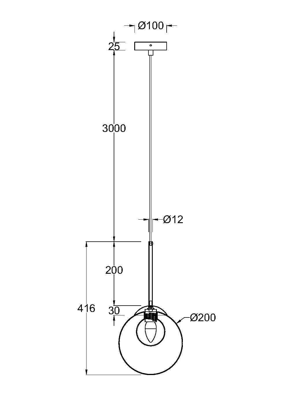 Подвесной светильник Basic form G9х1, MOD521PL-01G3 верхние формы для наращивания в контейнере 100 шт в контейнере прозрачный