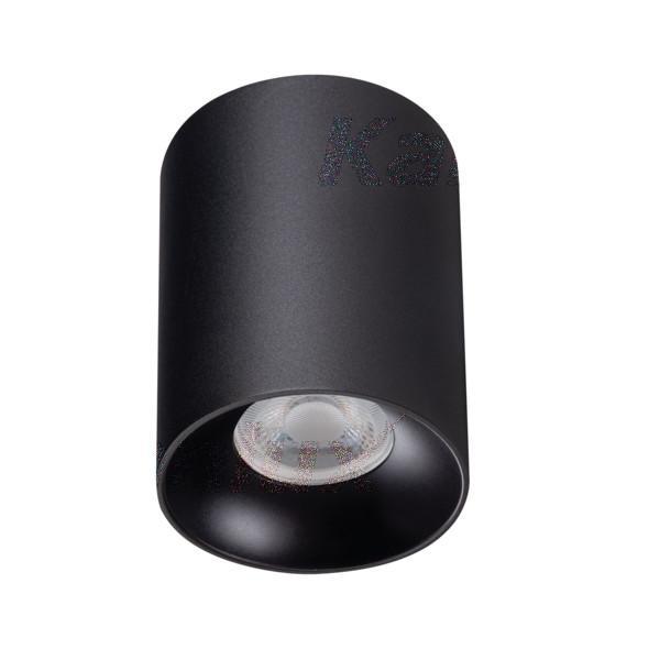 Накладной точечный светильник Kanlux RITI GU10 B/B 27567 светильник точечный накладной декоративный со встроенными светодиодами monocco 052136