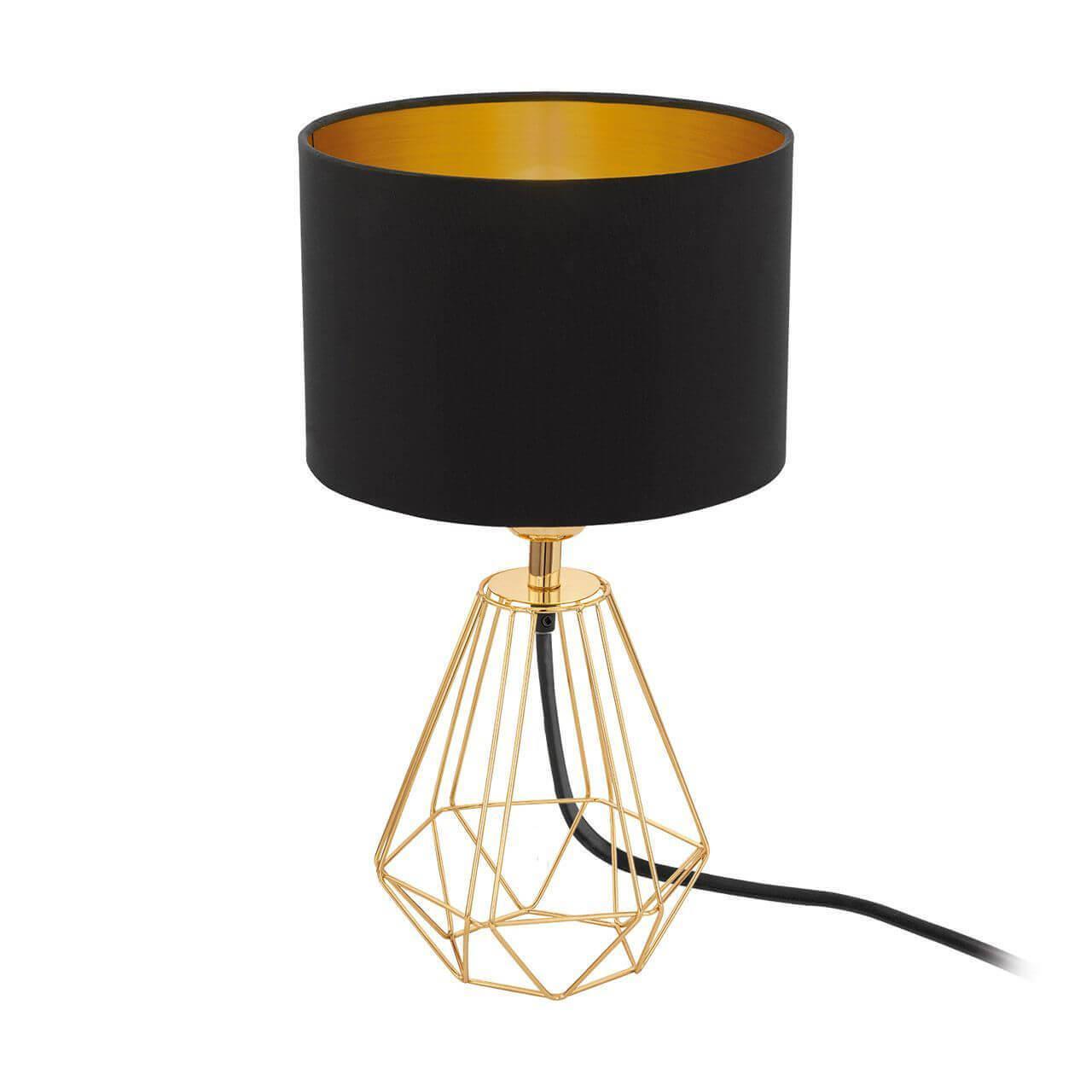 Настольная лампа Eglo Carlton 2 95788 настольная лампа джоел е27 40вт черно золотой 15х15х63 см