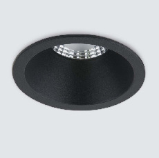 Встраиваемый светодиодный светильник Elektrostandard 15266/LED черный 4690389175534
