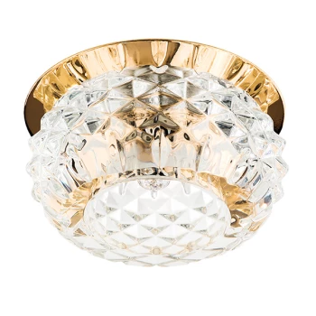 Светильник точечный встраиваемый декоративный под заменяемые галогенные или LED лампы Cesare 004252 люстра подвесная 1101 4pl 4 лампы золотой