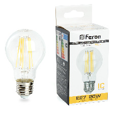 Лампа светодиодная Feron LB-620 Шар E27 20W 2700K