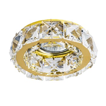 Светильник точечный встраиваемый декоративный под заменяемые галогенные или LED лампы Onda 032702 люстра подвесная 1134 2 2 лампы цвет золотой