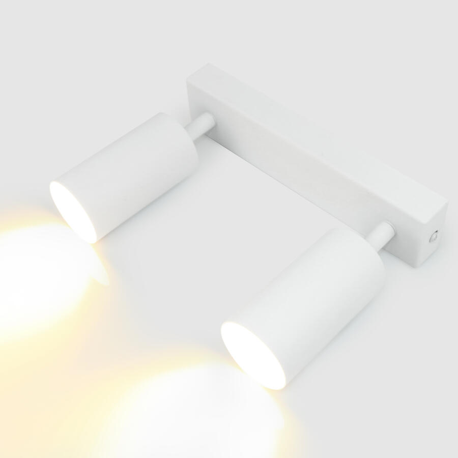 Спот на основании GWL-2GU10-M-IP20 Двойной Белый Направленный Башня